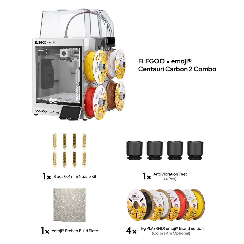 ELEGOO × emoji® Centauri Carbon 2 Combo Frequently Bought Together Bundle