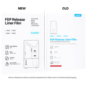 FEP Film for Mars 4/ 5/ 5 Ultra (5 Pcs)