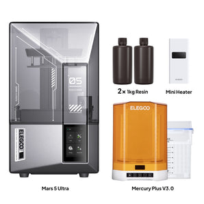 Mars 5 Ultra Winter Bundle – Mercury Plus V3.0, Mini Heater & Resin