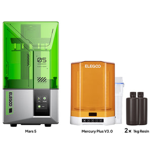 Mars 5 Complete Bundle - Mercury Plus V3.0 & Resin