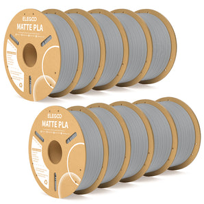 PLA MATTE Filament 1.75mm Grey 10KG