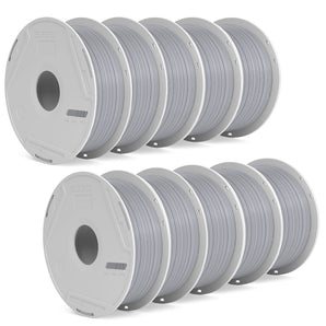 PLA Basic Filament 10 kg (10 × 1 kg, Reusable Spool)