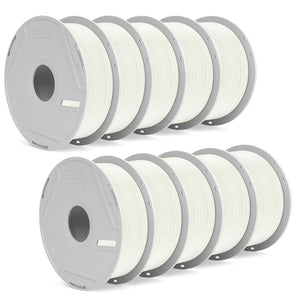 PLA Basic Filament 10 kg (10 × 1 kg, Reusable Spool)