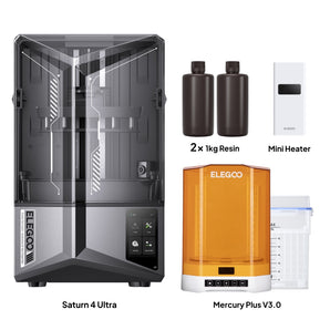 Saturn 4 Ultra Winter Bundle – Mercury Plus V3.0, Mini Heater & Resin