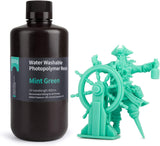 ELEGOO Water Washable Photopolymer Resin 1000g Mint Green